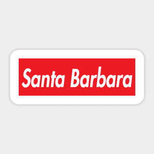 SANTA BARBARA SUPER USA LOGO Sticker